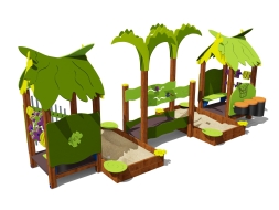 Песочный дворик Джунгли 05200.21 для детской площадки, фото 3 Песочный дворик Джунгли 05200.21 для детской площадки, фото 3