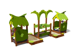 Песочный дворик Джунгли 05200.21 для детской площадки, фото 2 Песочный дворик Джунгли 05200.21 для детской площадки, фото 2