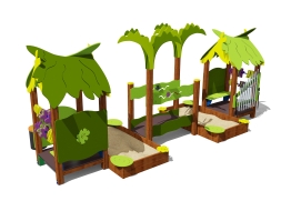 Песочный дворик Джунгли 05200.21 для детской площадки, фото 1 Песочный дворик Джунгли 05200.21 для детской площадки, фото 1