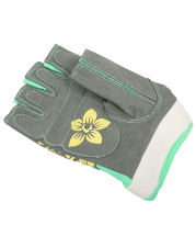 Перчатки для фитнеса SU-112, серые/мятные/желтые Перчатки для фитнеса SU-112, серые/мятные/желтые