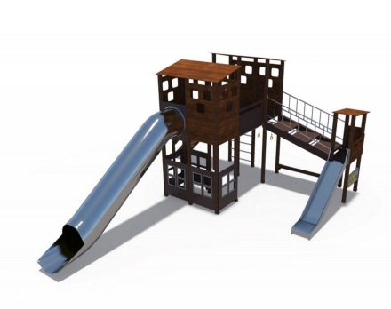 Игровой комплекс Миндаль (горка Н-2000) ДИО 10013, фото 1