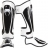 Щитки для ног Venum &quot;Predator&quot; Standup Shinguards - Black/Ice