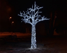 Световая фигура Дерево из алюминия t005 Световая фигура Дерево из алюминия t005