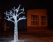 Световая фигура Дерево из алюминия t005 Световая фигура Дерево из алюминия t005