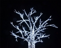 Световая фигура Дерево из алюминия t005 Световая фигура Дерево из алюминия t005