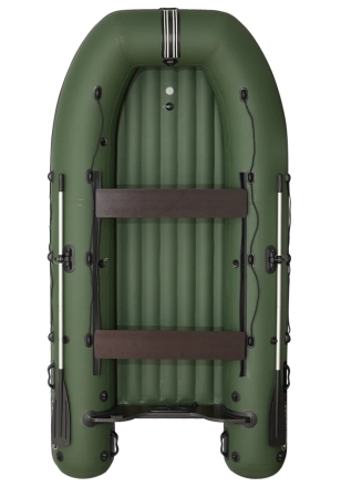 Моторная лодка ПВХ Фрегат 390 Air (НДНД) Зеленый, фото 1