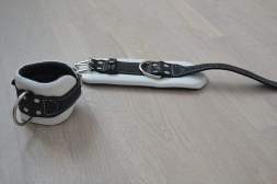 Манжеты овальные детские со смещённым кольцом на кожаном ремне (пара), фото 3 Манжеты овальные детские со смещённым кольцом на кожаном ремне (пара), фото 3