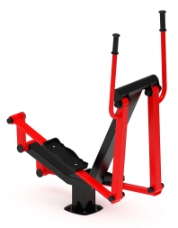 Эллиптический (красный) - Уличный тренажер - СТ 010-11.И2, фото 4 Эллиптический (красный) - Уличный тренажер - СТ 010-11.И2, фото 4