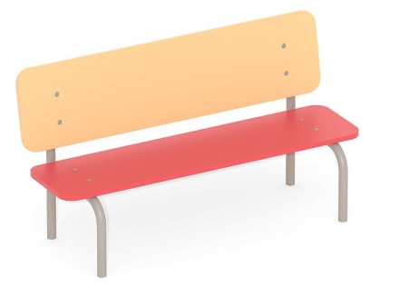 Скамейка детская Romana 302.09.00 для игровой площадки, фото 2