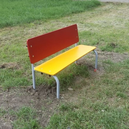 Скамейка детская Romana 302.09.00 для игровой площадки, фото 5