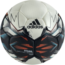 Мяч ганд. "ADIDAS Stabil Train" арт.CD8590, р.3, ПУ, руч. сш, лат. кам., бело-черный