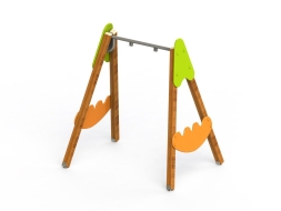 ДИО 1.08 Деревянные качели малые (подвес в комплект не входит), фото 3