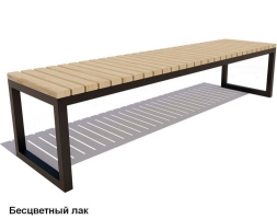 Скамейка уличная Нео, Сосна 1,5 м, фото 1
