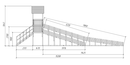Зимняя горка Савушка Зима Wood 9/2, фото 6