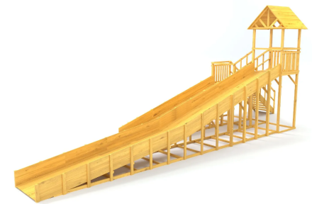 Зимняя горка Савушка Зима Wood 9/2, фото 4