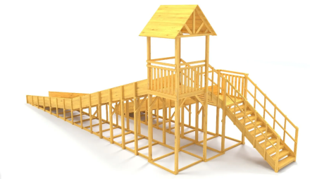 Зимняя горка Савушка Зима Wood 9/2, фото 2