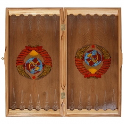 Нарды резные ручной работы &quot;Вожди&quot;, фото 1