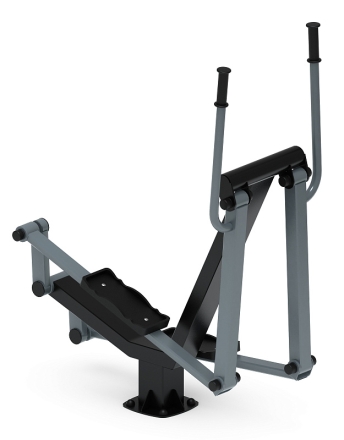 Эллиптический (серый) - Уличный тренажер - СТ 010-13.И2, фото 2