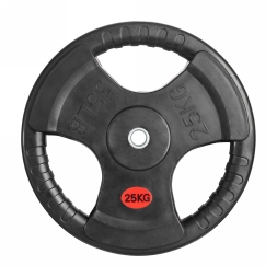 Диск 31 мм. обрезиненный с 3-мя хватами  25 кг (модель: D1), фото 1