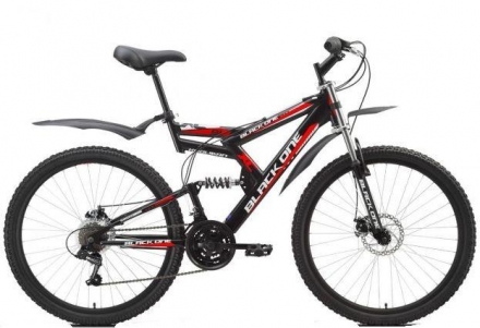 Велосипед Black One Hooligan Fs Disc черно-красный 19&quot;, фото 1