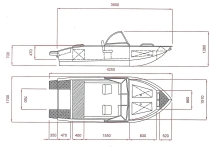 Алюминиевая лодка ALUTON 390Fish Алюминиевая лодка ALUTON 390Fish