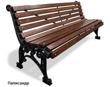 Скамейка уличная Удача, Лиственница 1,5 м