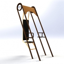 А-0107 Подтягивание уличный тренажер А-0107 Подтягивание уличный тренажер