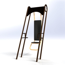 А-0107 Подтягивание уличный тренажер А-0107 Подтягивание уличный тренажер