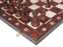 Шахматы &quot;Амбассадор&quot; (Польша, дерево, 54х27х6см)