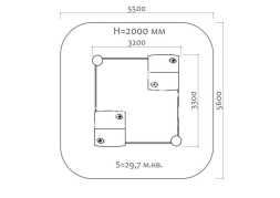Песочный дворик 05013.21 для детской площадки, фото 3 Песочный дворик 05013.21 для детской площадки, фото 3