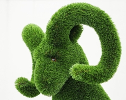 Топиари Козел на камне - газон Deluxe, фото 4