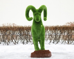 Топиари Козел на камне - газон Deluxe, фото 3