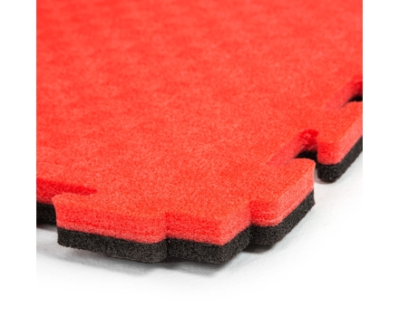 Будо-мат, 100 x 100 см, 25 мм, цвет чёрно-красный, фото 2